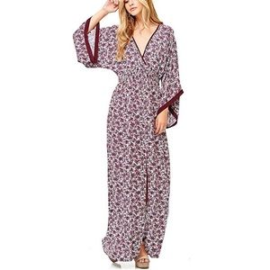 **Worn Once** Lovestitch Kimono Sleeve Maxi M/L